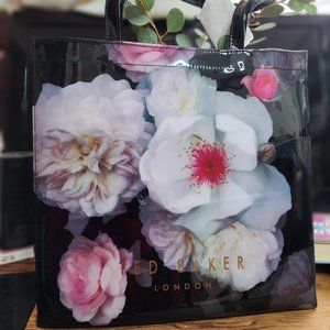 Ted Baker Womens Black Taracon Chelsea Print Large Icon Bag